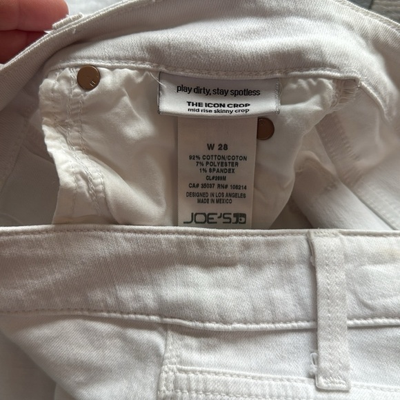 Joe's Jeans Women's Cream Ankle Jeans - Picture 4 of 6